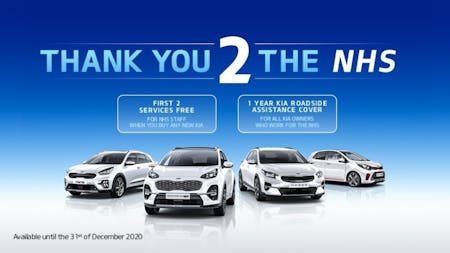 KIA GIVES BACK TO THE NHS