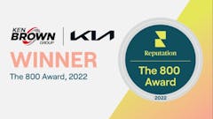 Ken Brown Kia Harlow winner of: The 800 Award 2022 by Reputation