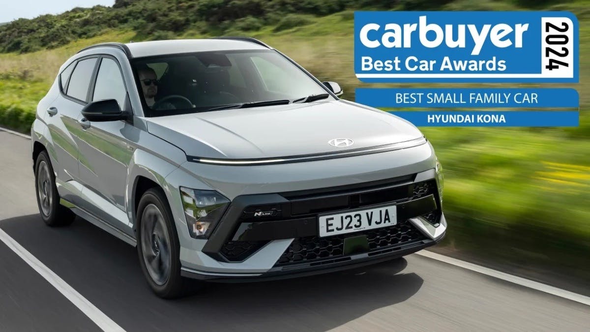KONA is named Best Small Family Car at 2024 Carbuyer awards
